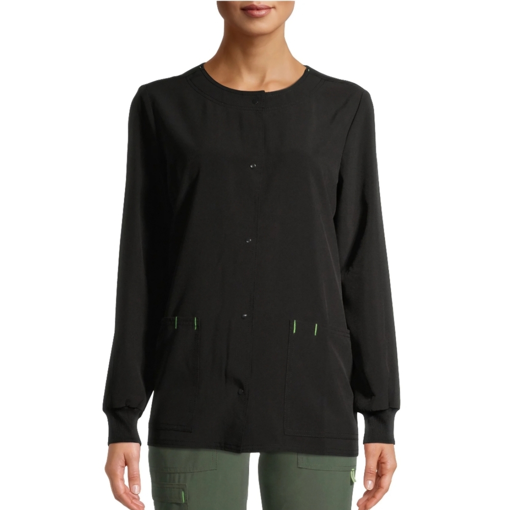 Scrubstar Size XL Jacket in Black and Green